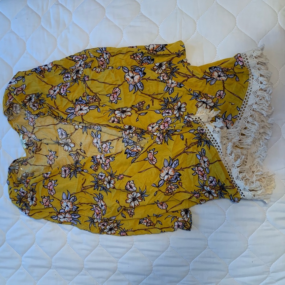 Mustard Yellow Kimono